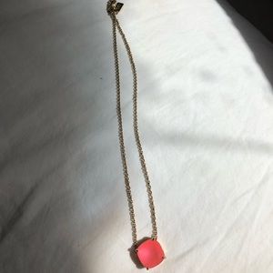 Kate Spade Pink & Gold Gem Necklace